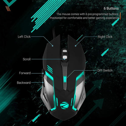 ZEBRONICS-Transformer-M/ High Perfomance Gaming Mouse