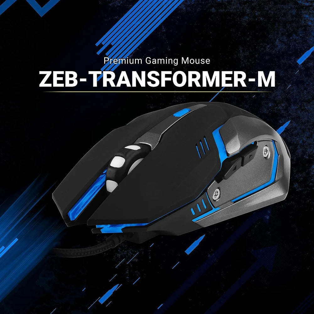 ZEBRONICS-Transformer-M/ High Perfomance Gaming Mouse