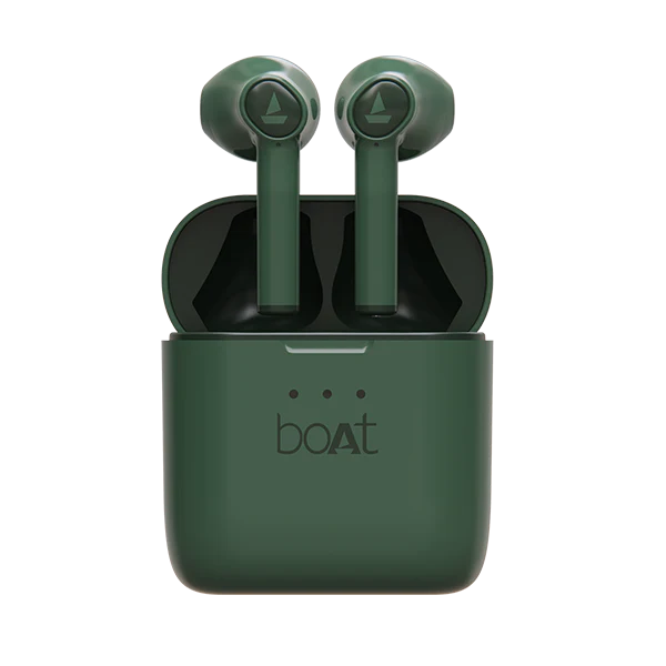 boAt Airdopes 131 with ASAP Charge, Upto 60 hrs Playback | Earbuds (Viper Green, True Wireless)