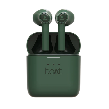 boAt Airdopes 131 with ASAP Charge, Upto 60 hrs Playback | Earbuds (Viper Green, True Wireless)